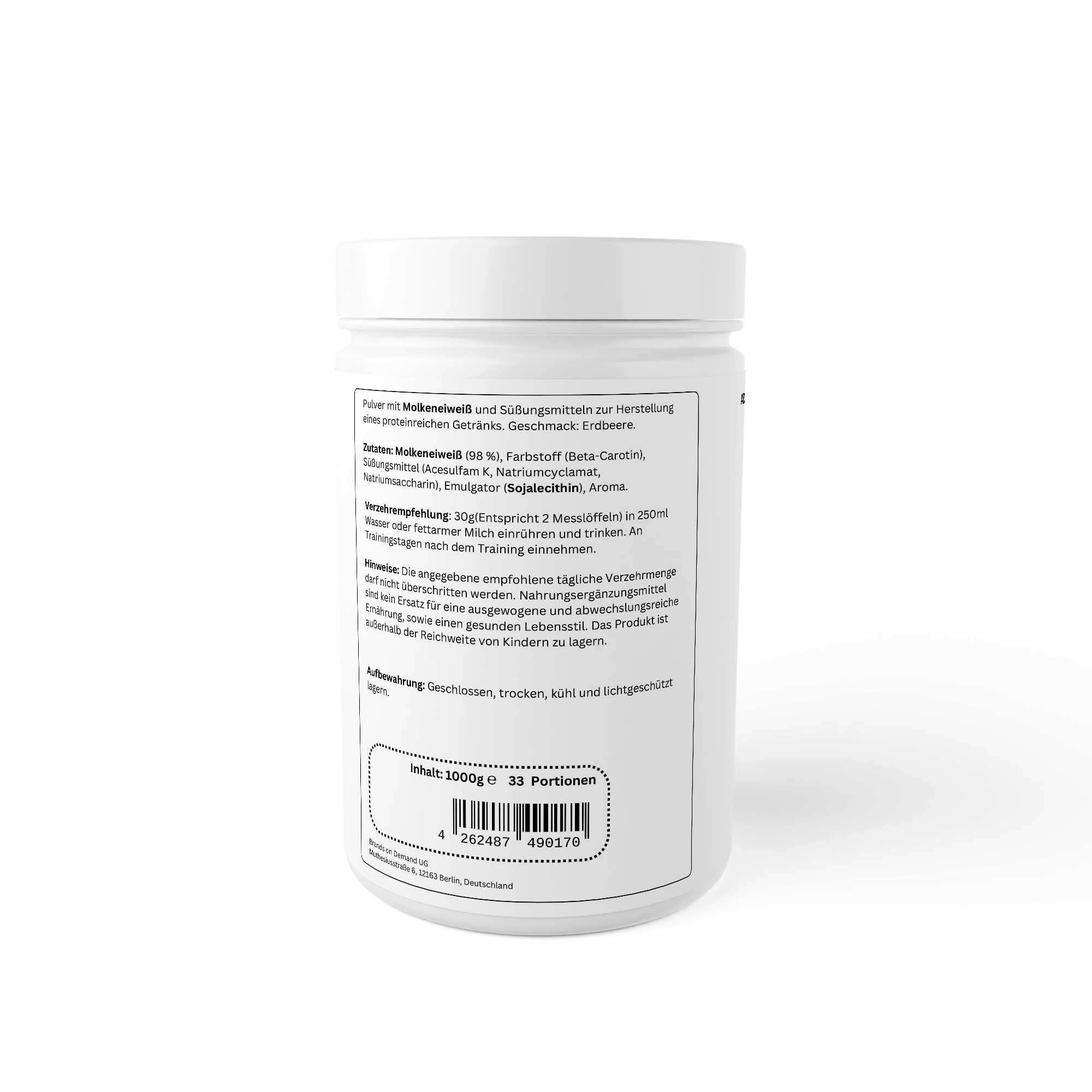 Premium PowerWhey - Whey Protein Strawberry (1Kg)