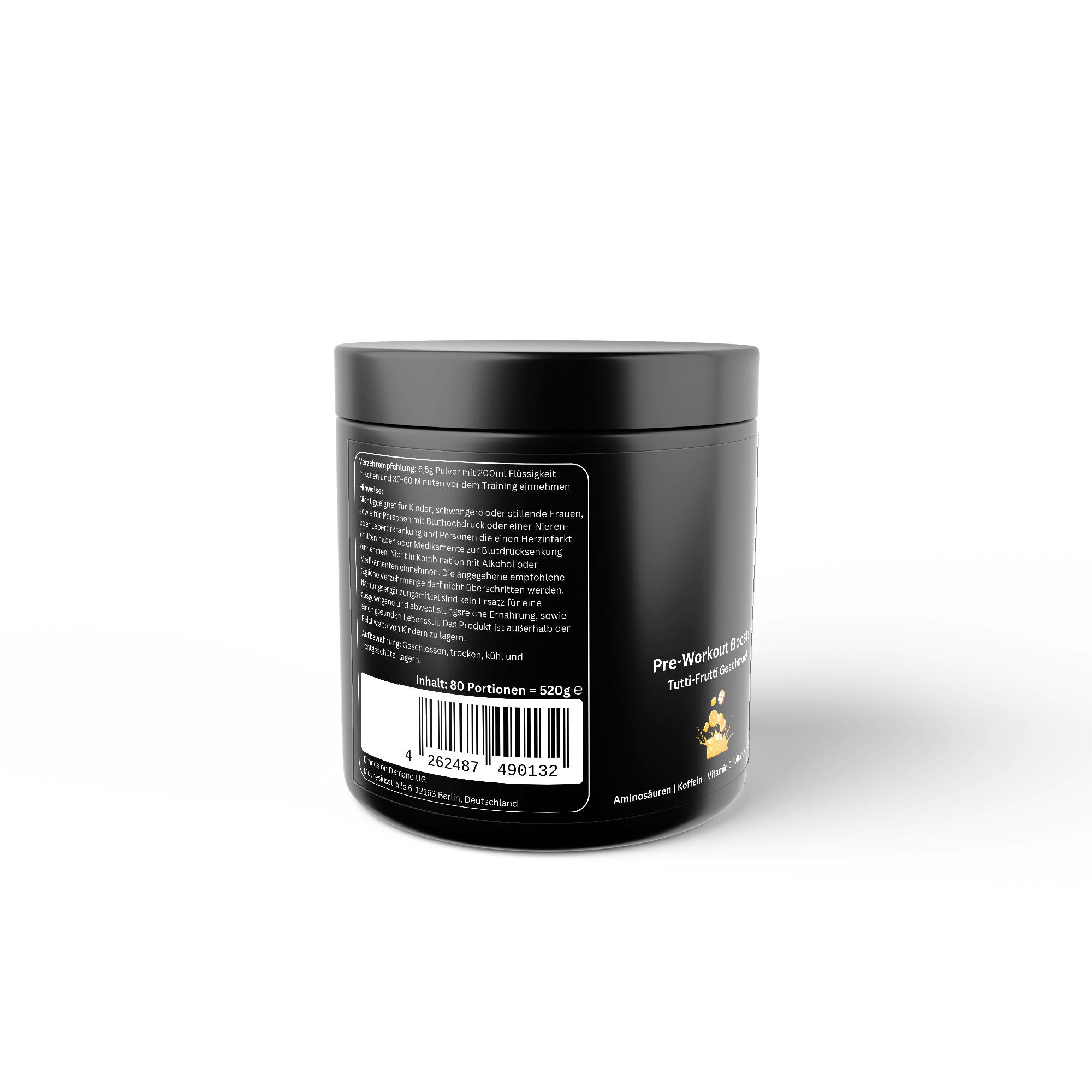 PowerCharge – Pre-Workout Booster - Tutti Frutti