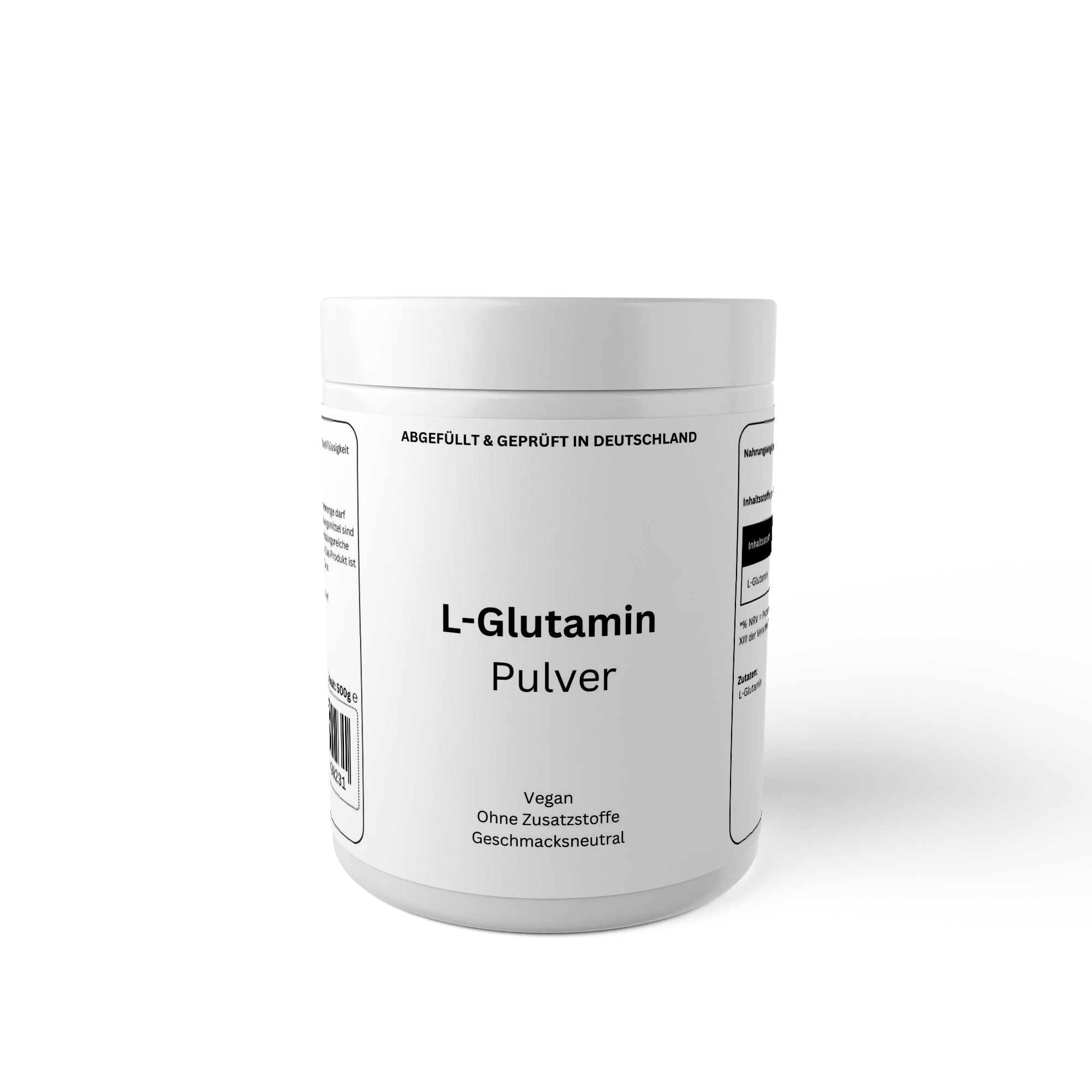 100% L-Glutamin Dose (500g)