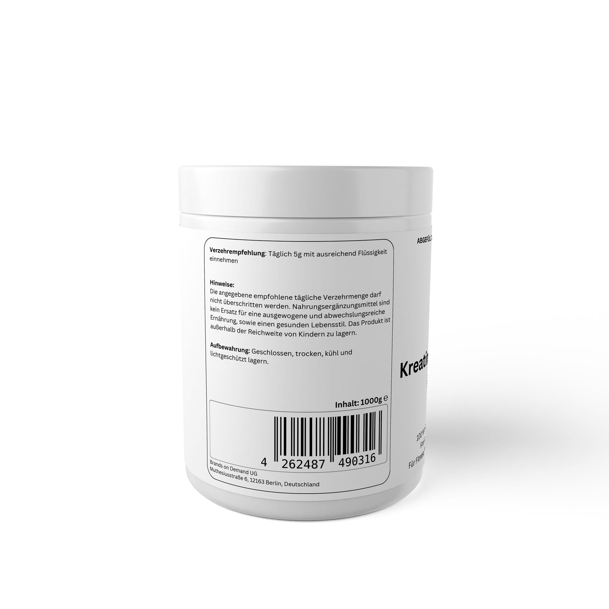 100% Kreatin Monohydrat (1Kg)