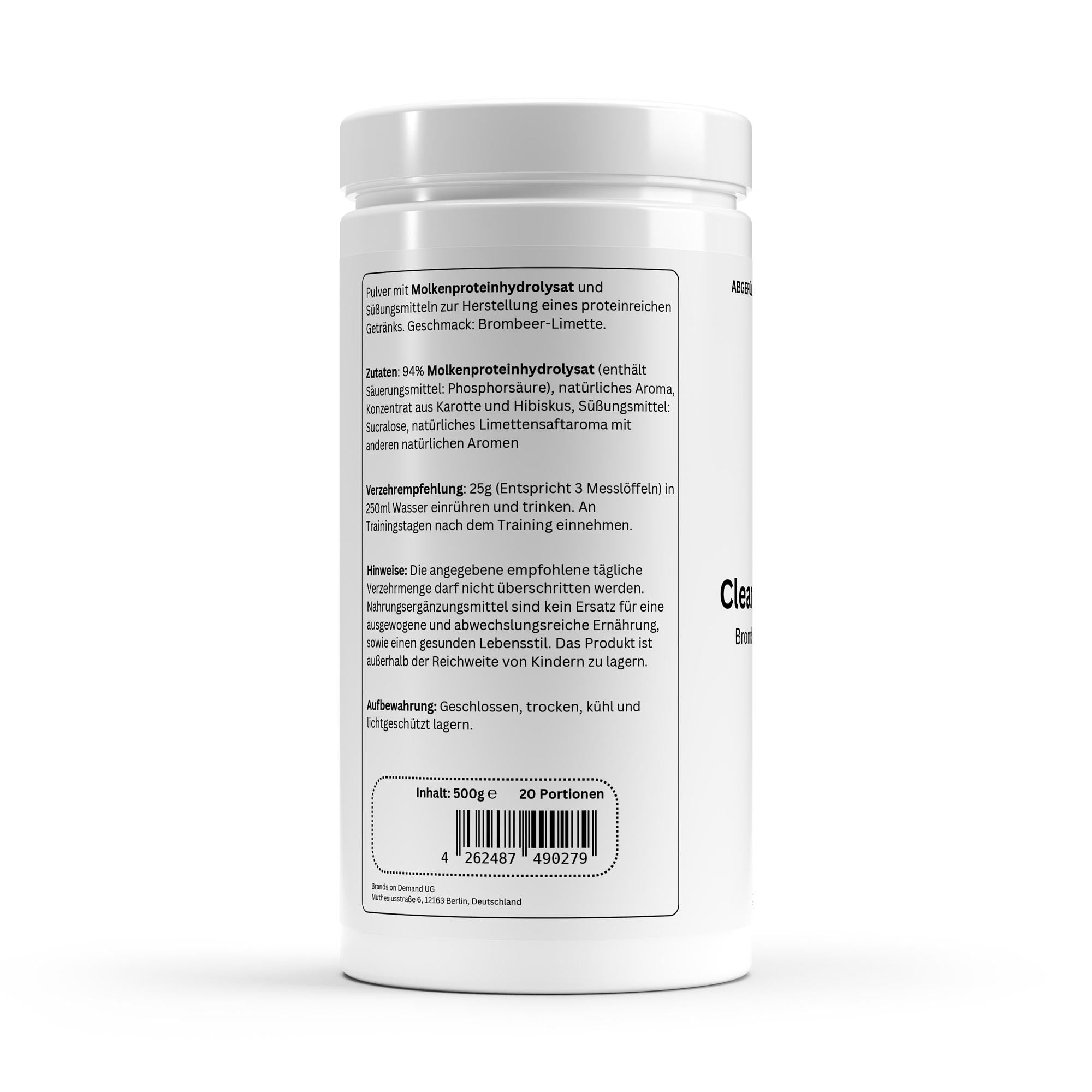 PowerWhey – Whey Protein Blackberry Lime (500g)