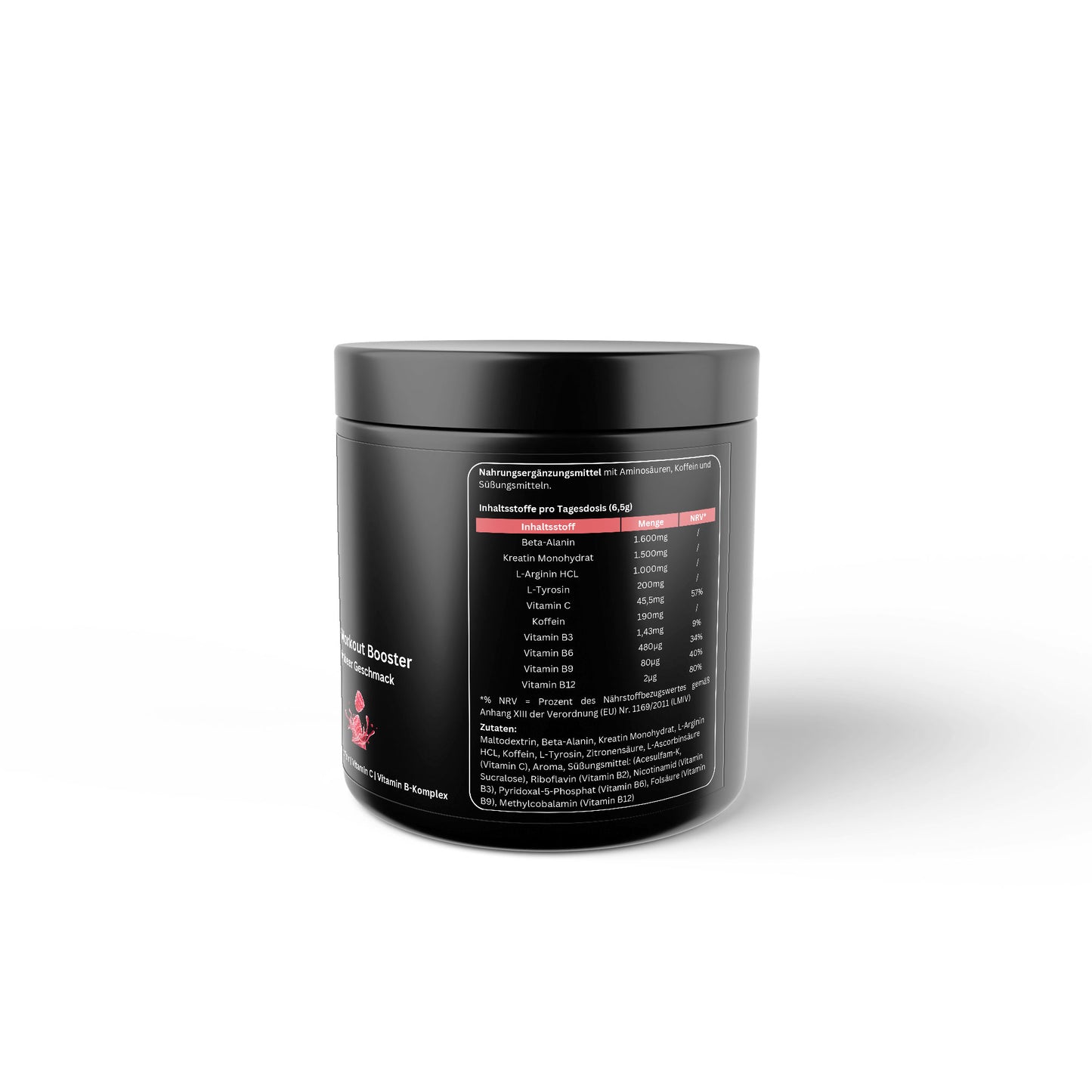 PowerCharge – Pre-Workout Booster - Himbeere